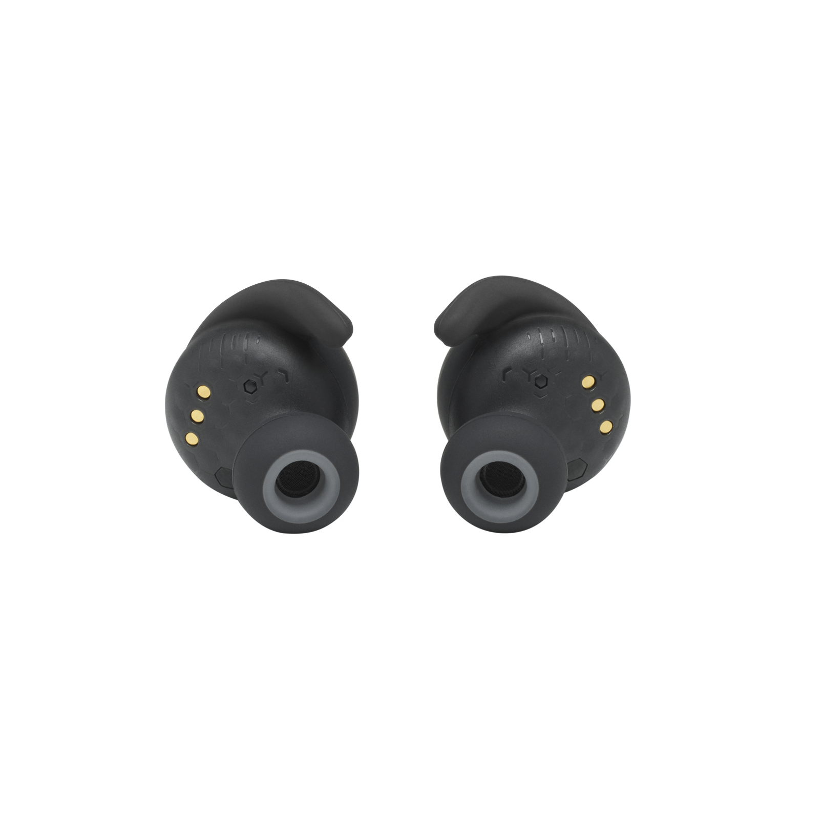 JBL Reflect Mini NC - Black - Waterproof true wireless Noise Cancelling sport earbuds - Detailshot 2